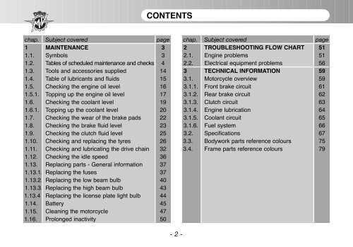 Brutale_RR_MY11 Manual Mantenimiento ... - MV Agusta