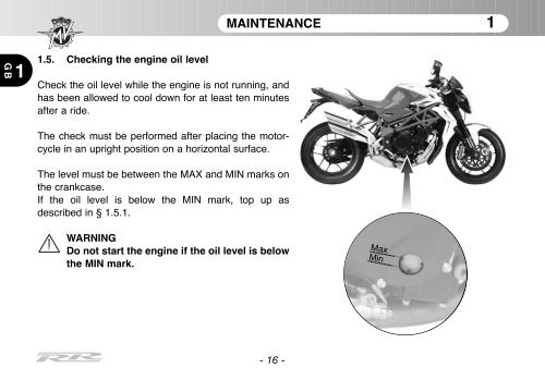 Brutale_RR_MY11 Manual Mantenimiento ... - MV Agusta