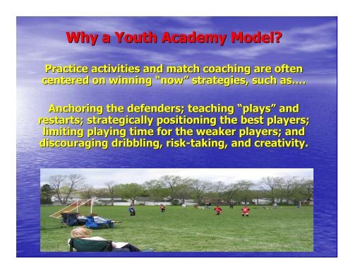 The Youth Academy Model OYSAN's Recommended Approach to ...