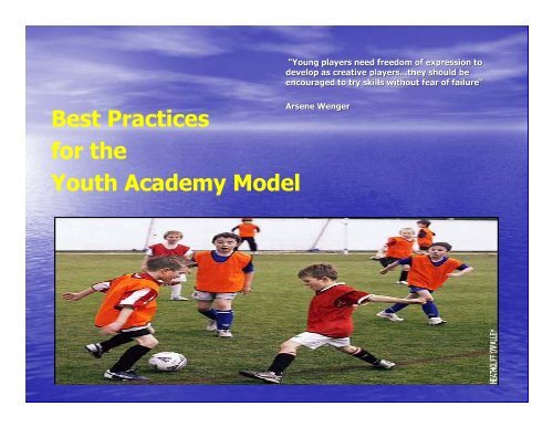 The Youth Academy Model OYSAN's Recommended Approach to ...