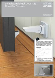 Download Steadfast brochure (645KB) - Joinery Hardware