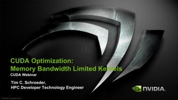 Memory Bandwidth Limited Kernels - GPU Technology Conference