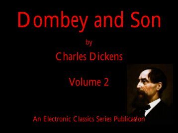 Dombey and Son volume two - Penn State University