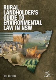 Rural Landholders' Guide to Environmental Law in NSW - Australian ...