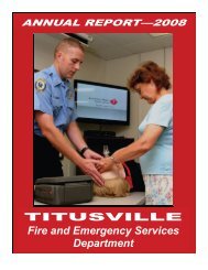 annual report-2008.pdf - The City of Titusville, Florida