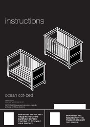mamas and papas famiglia cot bed