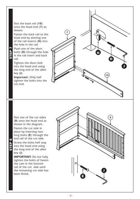 Ocean Cot-Bed instructions - Mamas & Papas