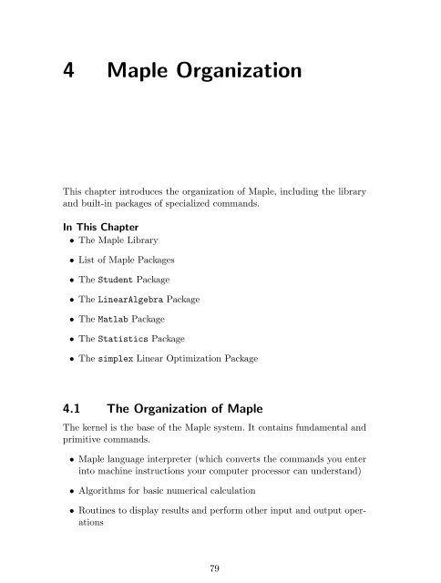 Maple 9 Learning Guide - Maplesoft