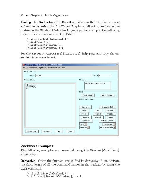 Maple 9 Learning Guide - Maplesoft