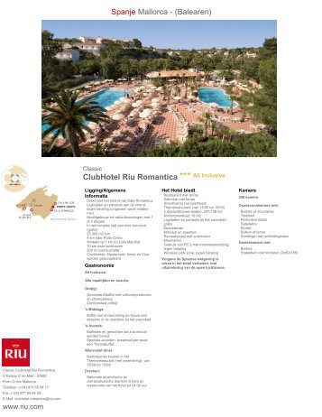 ClubHotel Riu Romantica Spanje Mallorca - (Balearen) - Boekzelf.nl