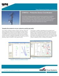 CYMTCC - Protective Device Coordination - Cyme International