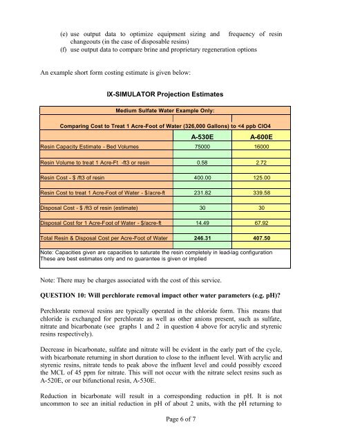 Perchlorate Facts for Technology Vendors - Purolite