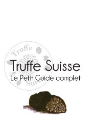 Petit livre du Caveur - MarchÃ© aux Truffes Suisses de Bonvillars