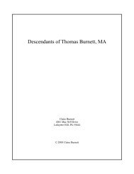 Descendants of Thomas Burnett, MA - Brookhaven/South Haven ...