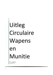 Uitleg Circulaire Wapens Munitie - Schietsportvereniging A-Team