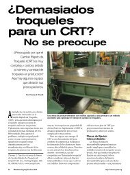 Â¿Demasiados troqueles para un CRT? No se preocupe