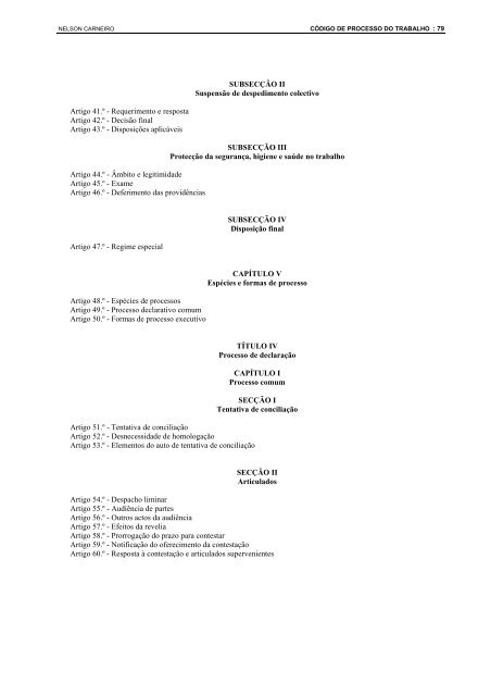 CÓDIGO DE PROCESSO DO TRABALHO