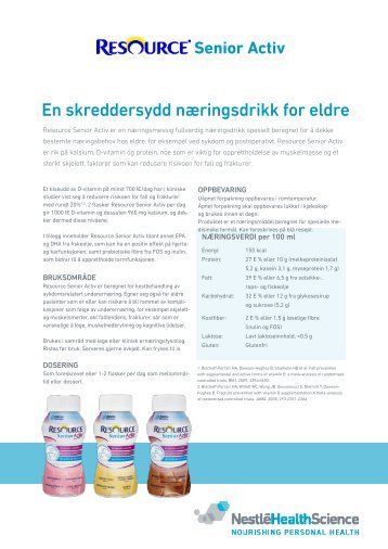 Resource Senior Activ - nestle nutrition