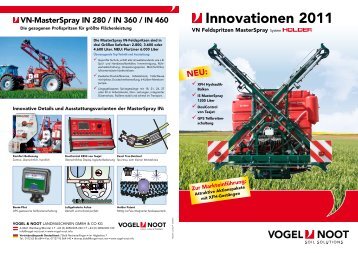 Innovationsfolder 2011 - Vogel Noot