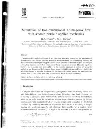 Simulation of Two-Dimensional Kolmogorov Flow with Smooth ...