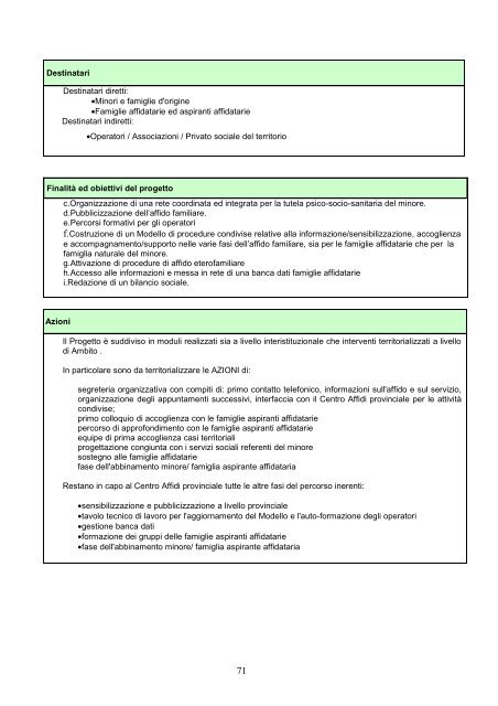 PLUS Sarcidano - Barbagia di Seulo aggiornamento 2008 - Sociale ...