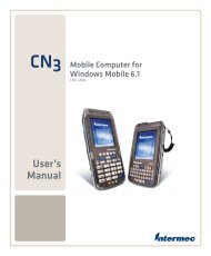 CN3 Mobile Computer With Windows Mobile 6.1 - Vision ID