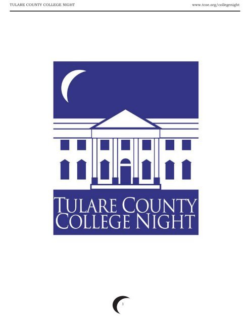 2012 college night volunteers - Tulare County Office of Education
