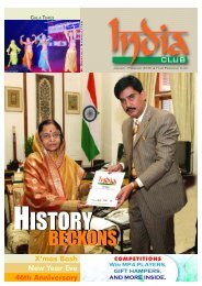 HISTORY HISTORY - India Club, Dubai, UAE