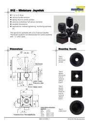 Miniature Joystick Type 812