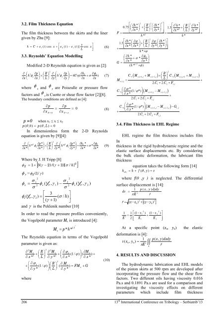 Proceedings of SerbiaTrib '13