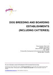 Dog Breeding and Boarding (Including Catteries) Establishments