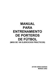 manual para entrenamiento de porteros de fÃºtbol - FÃºtbol Base ...