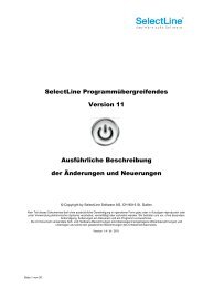 Update ProgrammÃ¼bergreifendes Version 11.pdf - SelectLine