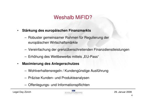 Präsentation MiFID