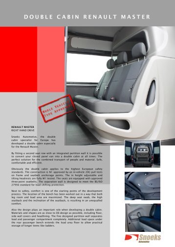 Renault Master - DoubleCabin - by Snoeks Automotive