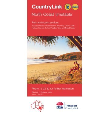 North Coast timetable - Countrylink