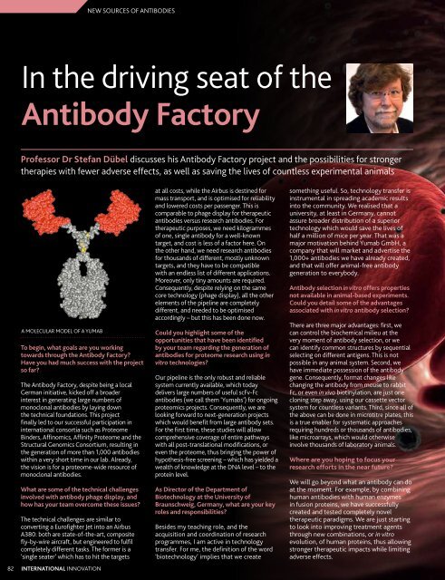 Antibody Factory - Technische UniversitÃ¤t Braunschweig