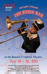 The Music Man - Stage Right Resources