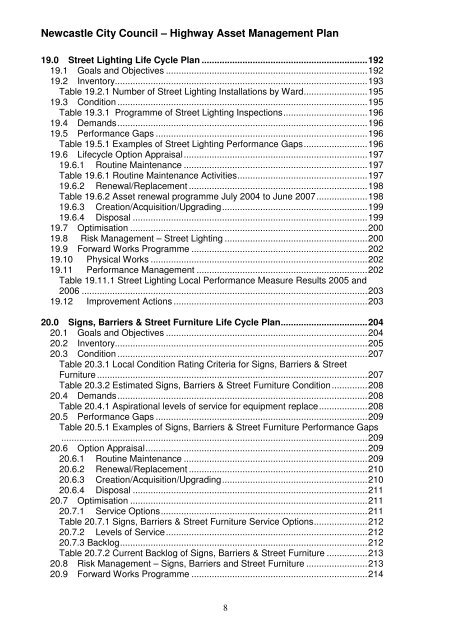 Asset Management Plan - Newcastle City Council