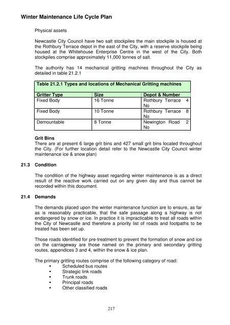 Asset Management Plan - Newcastle City Council