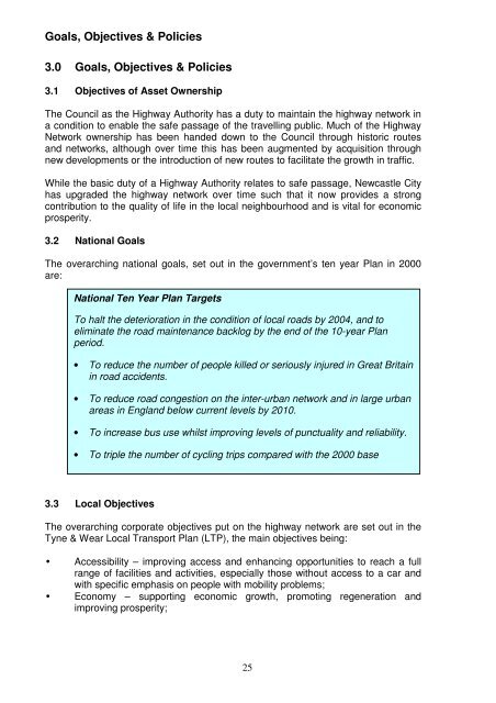 Asset Management Plan - Newcastle City Council