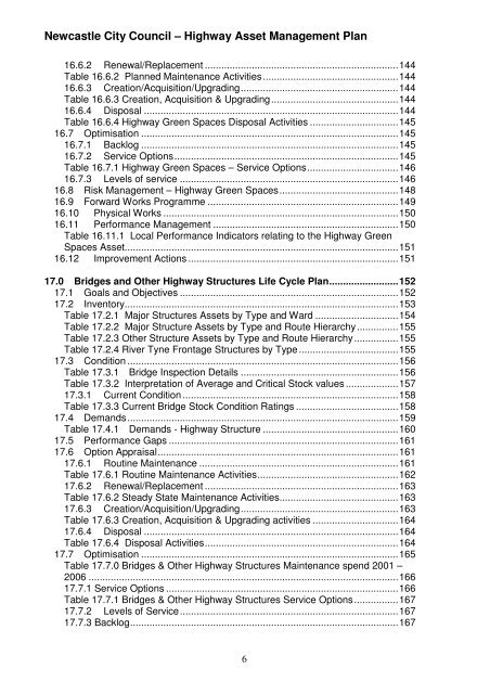 Asset Management Plan - Newcastle City Council