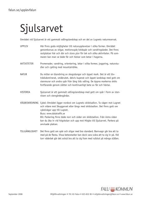 Sjulsarvet – karta för utskrift (pdf 2,7 MB)