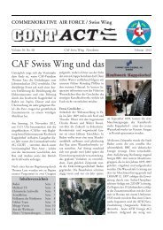 CAF Swiss Wing und das