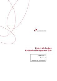 Pluto LNG Project - Air Quality Management Plan (rev 2) - Woodside