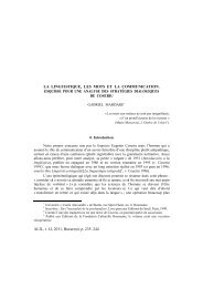 ALIL, t. LI, 2011, BucureÅti, p. 235â244 LA LINGUISTIQUE ... - alil.ro