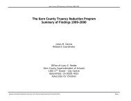 Summary of Findings 1999-2000 - Kern County Superintendent of ...