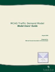 MCAG Traffic Demand Model Model Users' Guide - Council of ...