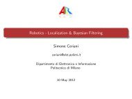 Robotics - Localization & Bayesian Filtering - AIRLab - Politecnico di ...
