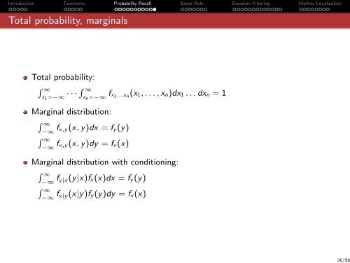 Robotics - Localization & Bayesian Filtering - AIRLab - Politecnico di ...